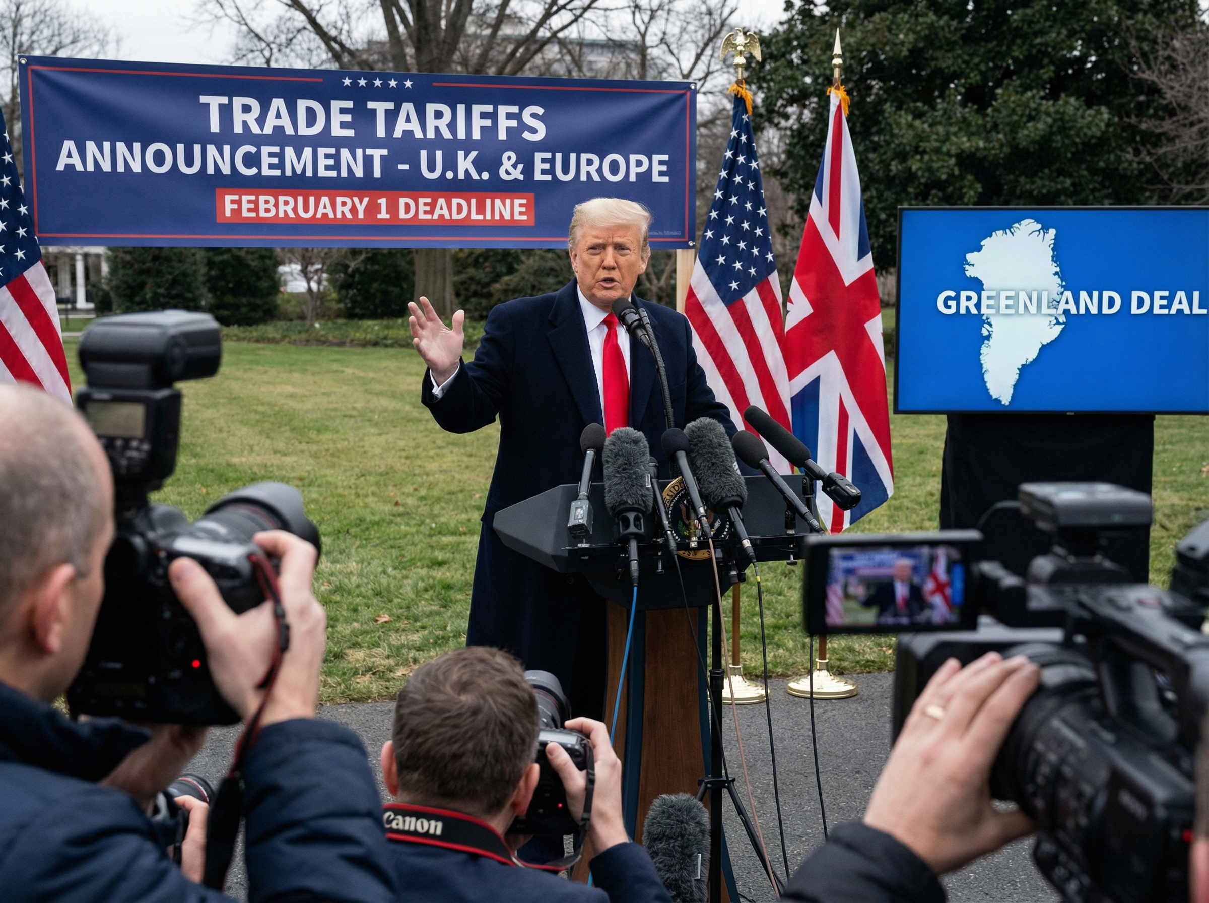 Trump announces tariffs on UK over Greenland stance