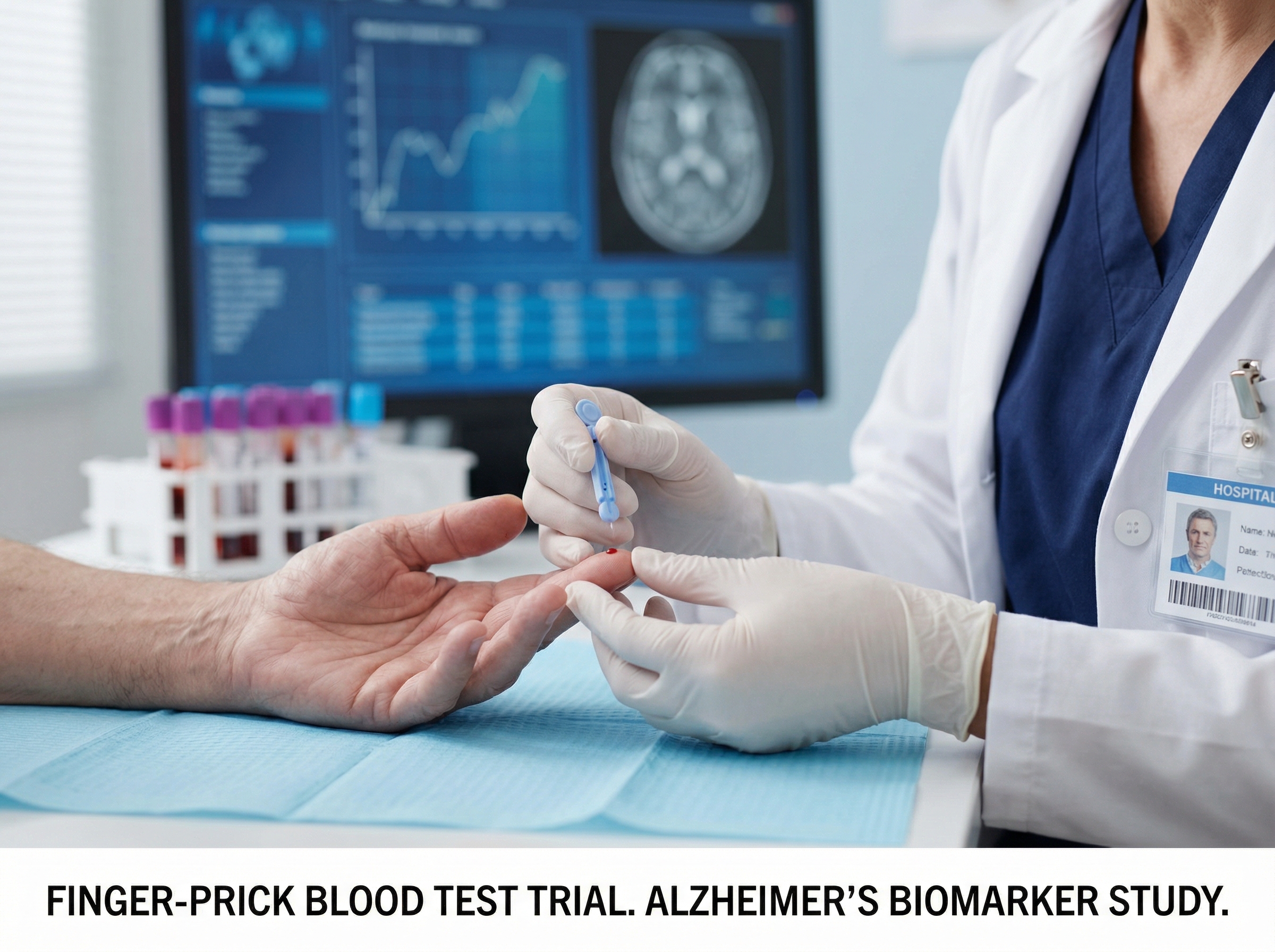 Finger-Prick Blood Test Shows Promise for Alzheimer's Diagnosis