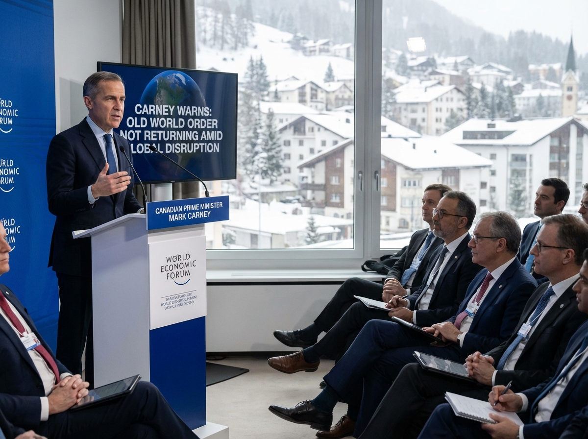 Carney Warns Davos: Old World Order Not Returning Amid Disruption