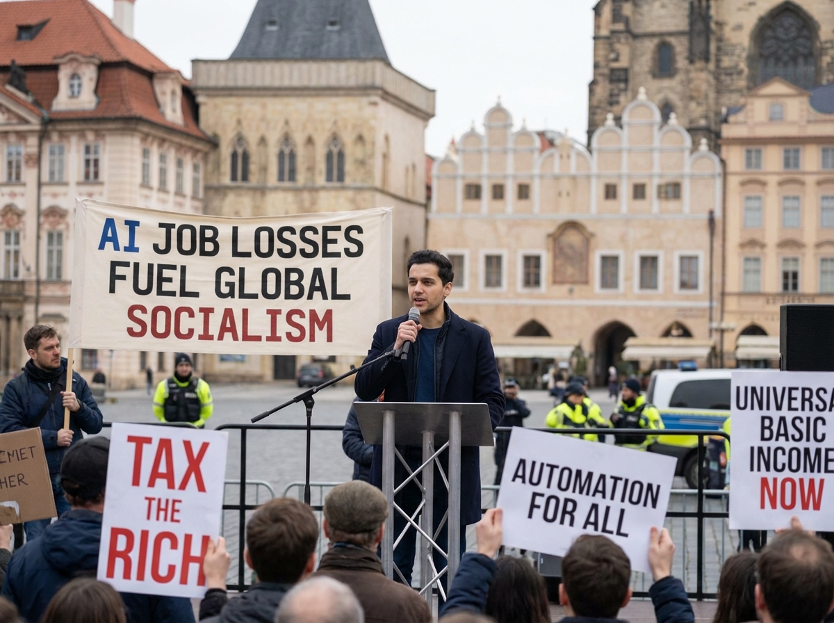 Kisin: AI job losses fuel socialist trends globally.