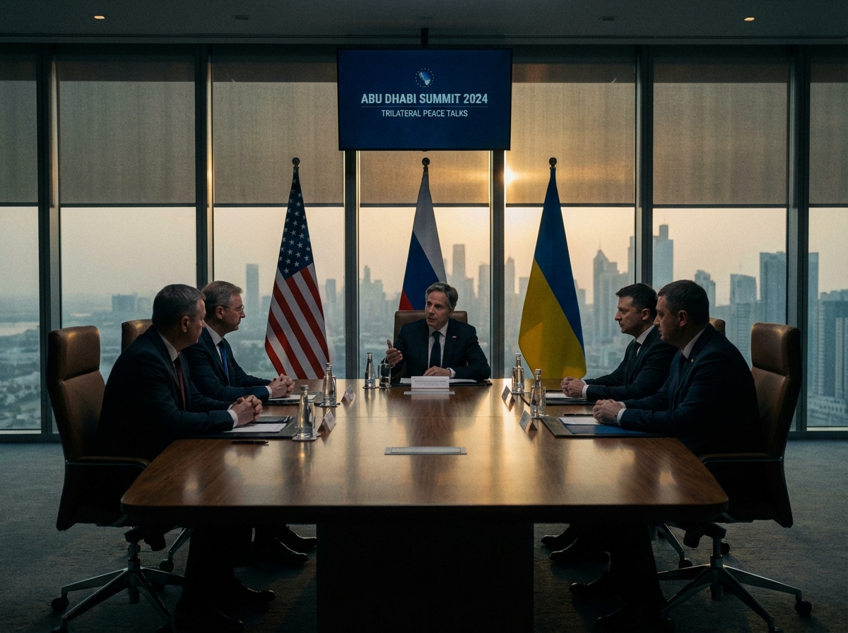 US, Russia, Ukraine Meet in Abu Dhabi for Talks