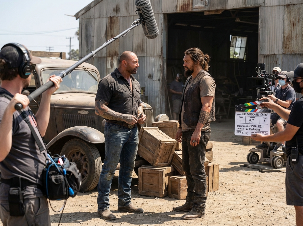 Bautista and Momoa Unite in Action-Comedy 'The Wrecking Crew'