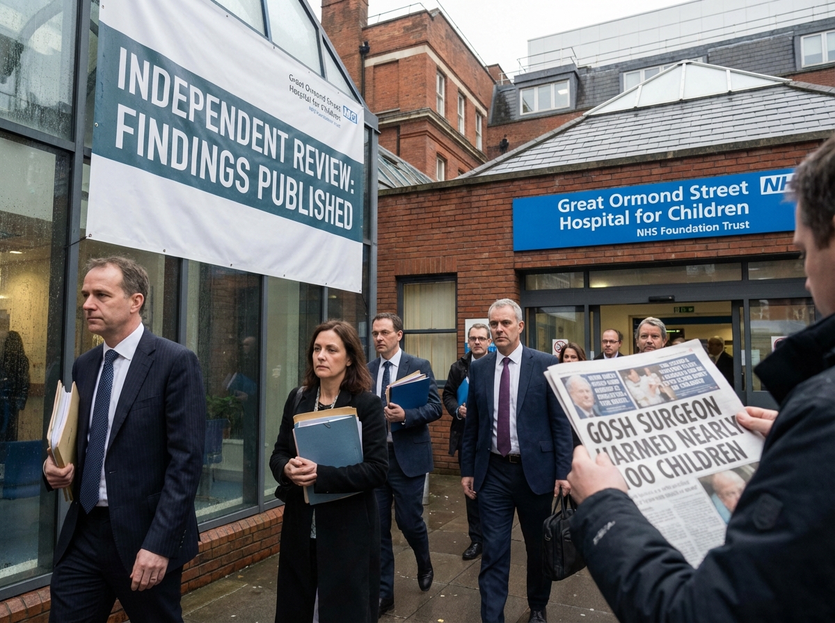 Great Ormond Street review finds surgeon harmed nearly 100 children