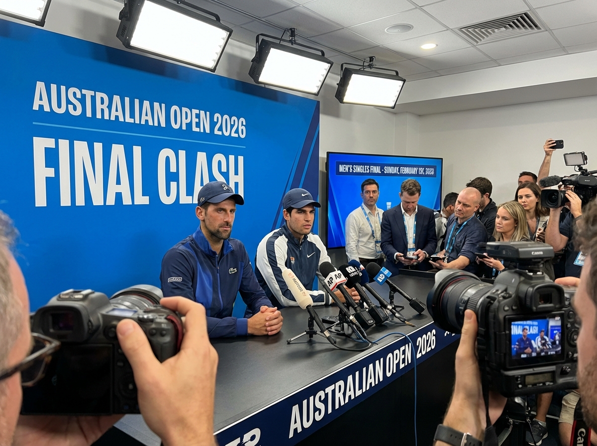 Djokovic and Alcaraz to play Australian Open final.