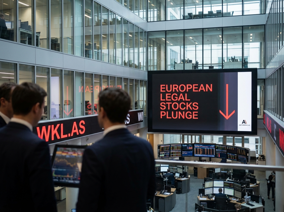 European legal stocks plunge as Anthropic releases new AI tool