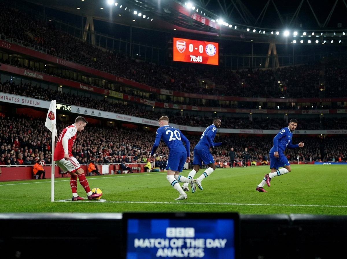 Chelsea sprints 3 players upfield adopting Match of the Day tactic against Arsenal