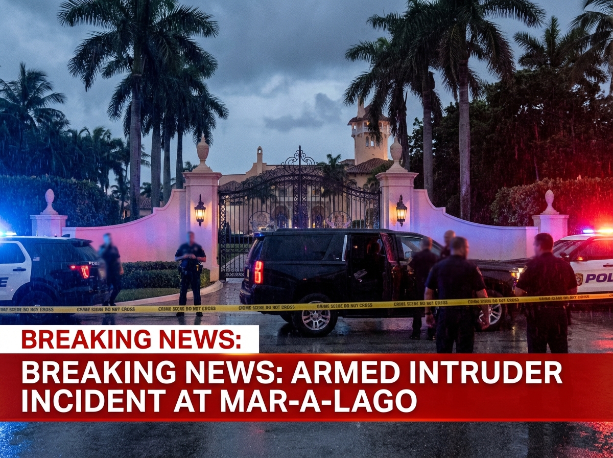 Secret Service kills armed intruder breaching Trump Mar-a-Lago