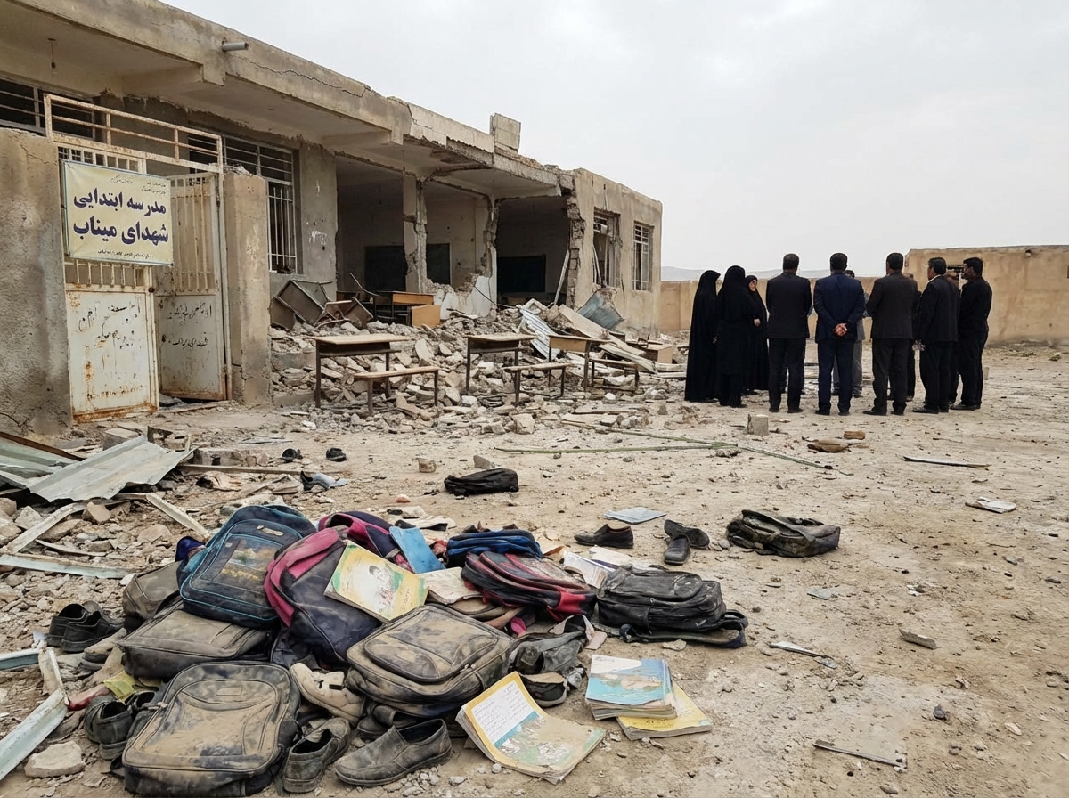 Dozens of students killed in airstrike on Iranian school