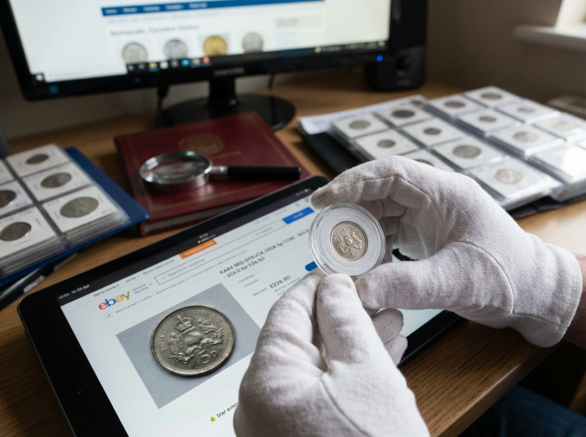 Rare Mis-Struck 5p Coin Fetches 500 Times Its Face Value on eBay