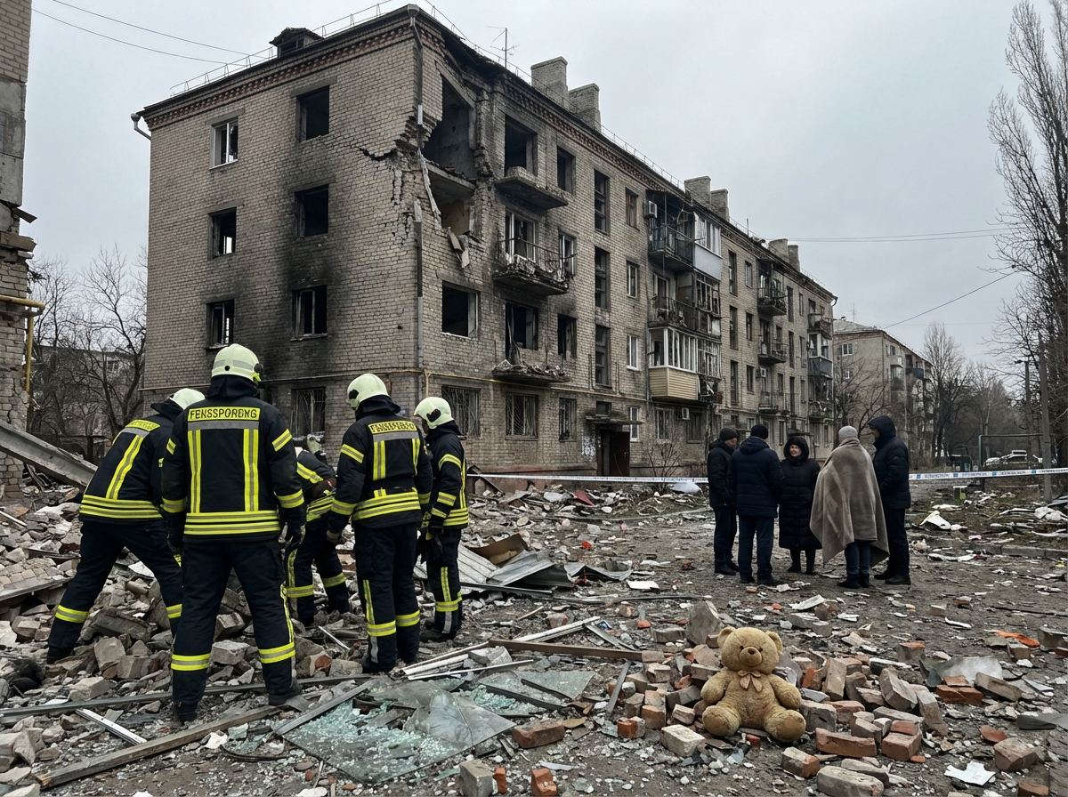 Seven people, two children, die in Kharkiv strikes