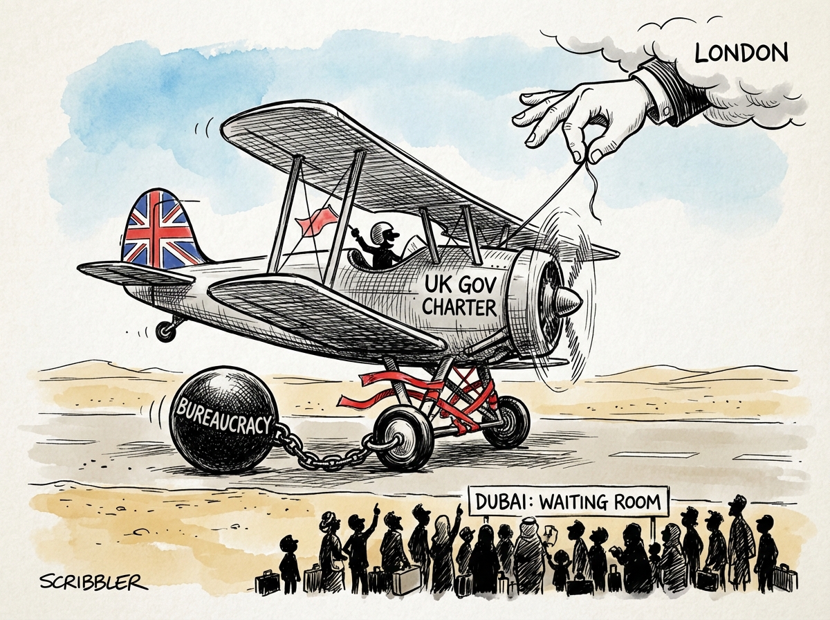 UK Government Charters Dubai Flight for Nationals