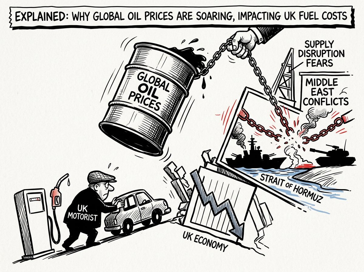 Explained: Why Global Oil Prices Are Soaring, Impacting UK Fuel Costs