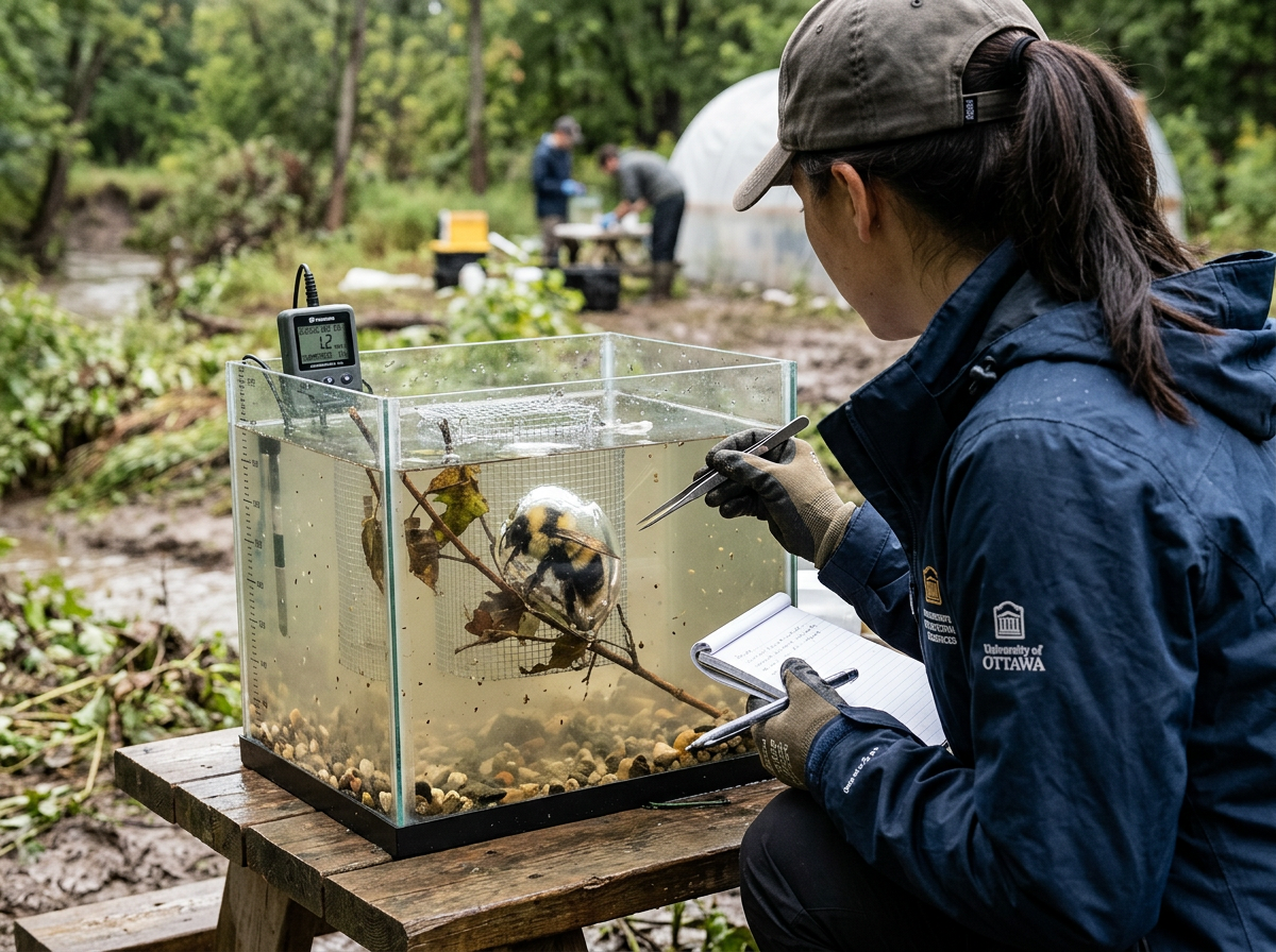 Bumblebee queens found to breathe underwater, defying floods.