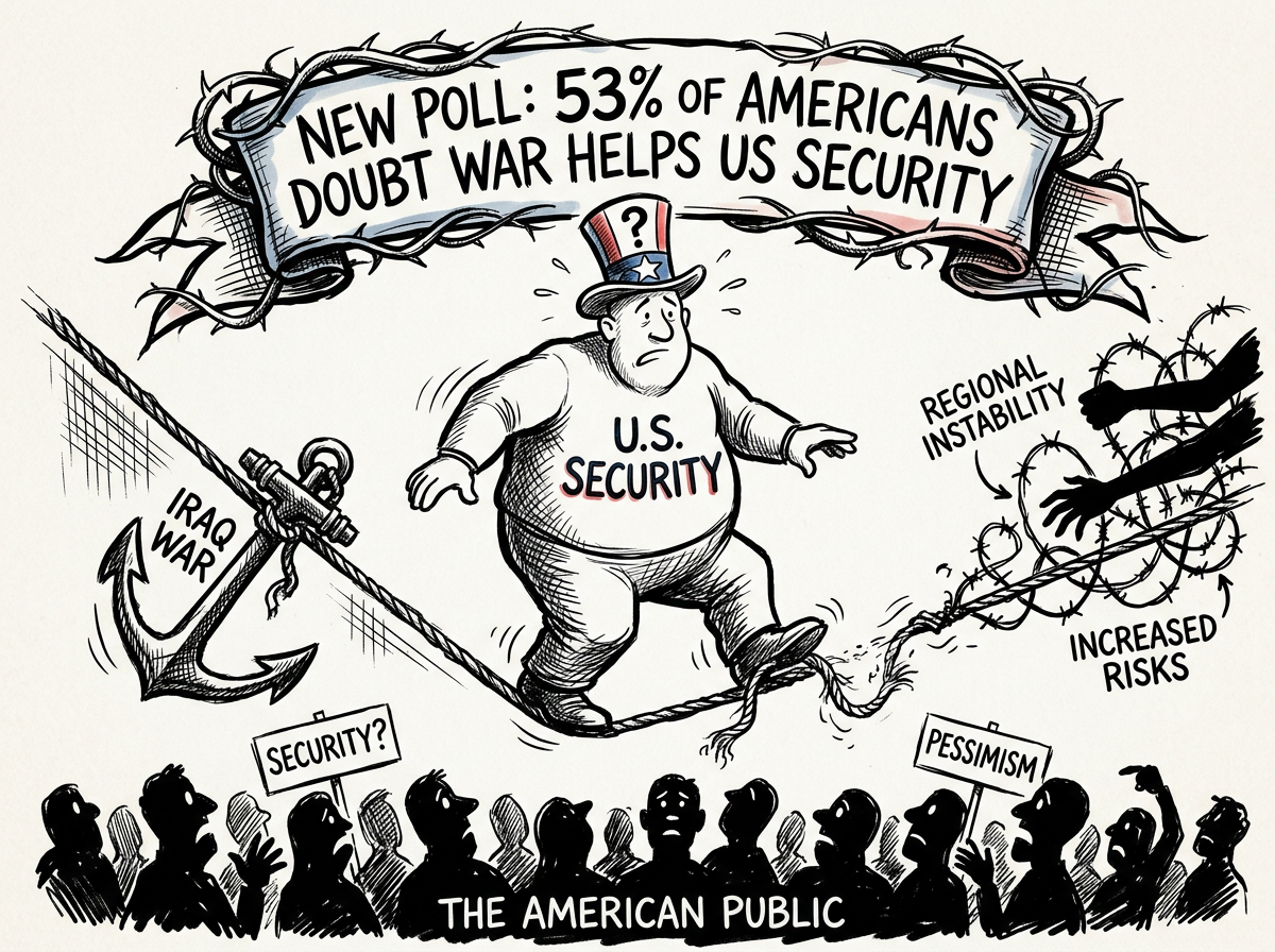 53% of Americans Doubt War Helps US Security