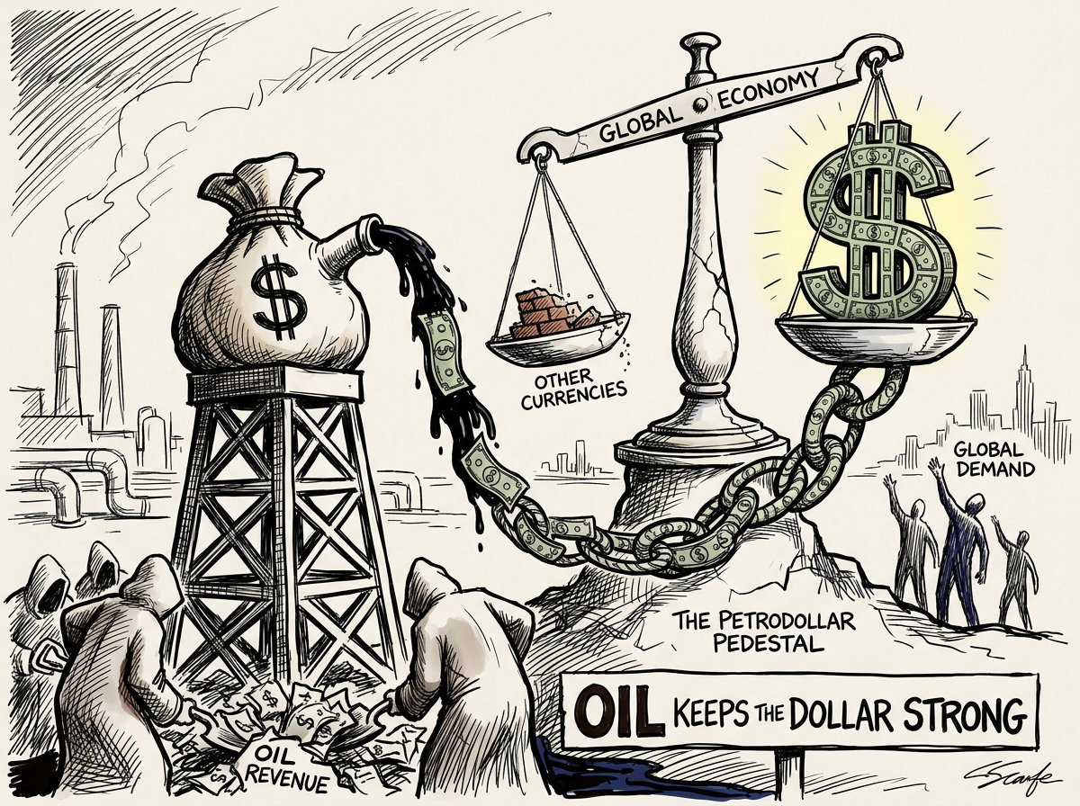 How Oil Keeps the Dollar Strong