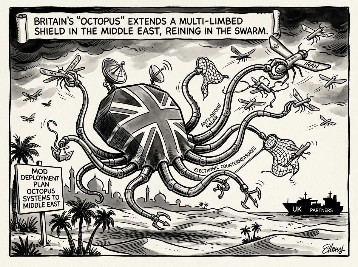 UK eyes deploying 1,000s of 'Octopus' anti-drone systems to Middle East against Iran