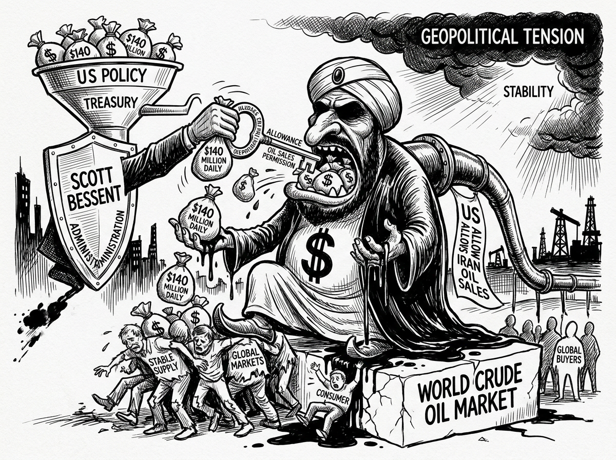 Iran earns $140mn daily as US allows oil sales