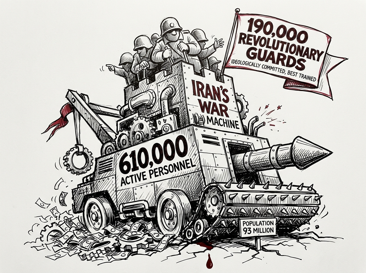 Iran's War Machine: The Numbers Behind the Conflict