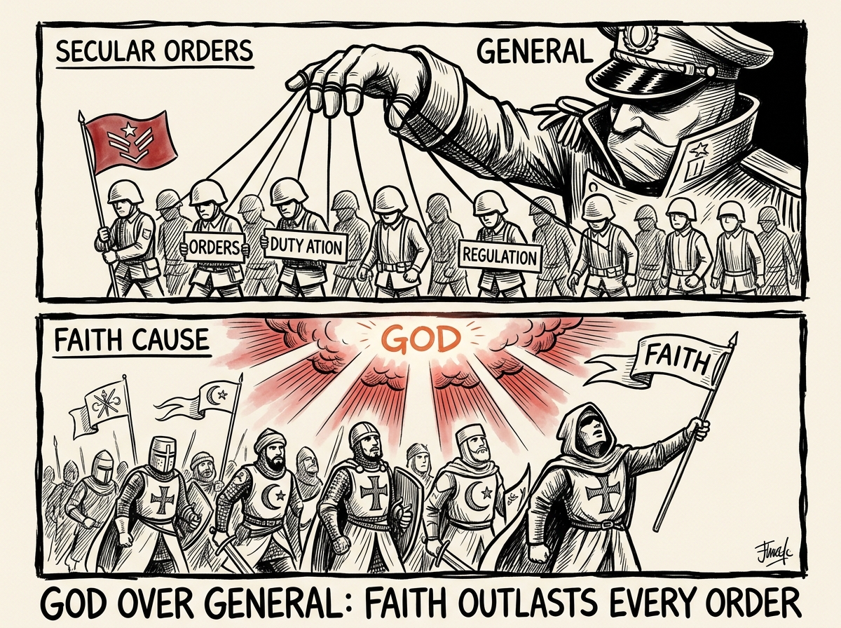 God Over General: Why Faith Outlasts Every Order