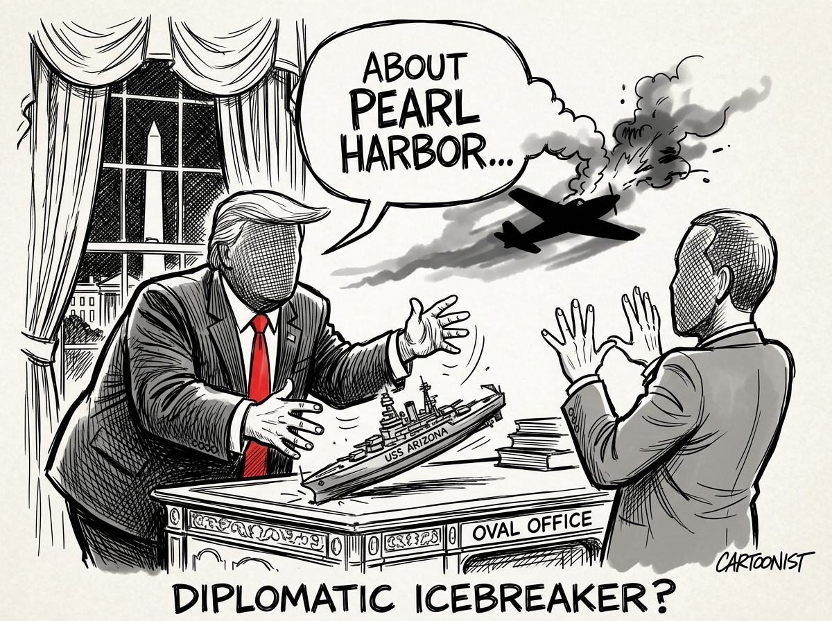 Trump Made Pearl Harbor Remark To Japan Leader