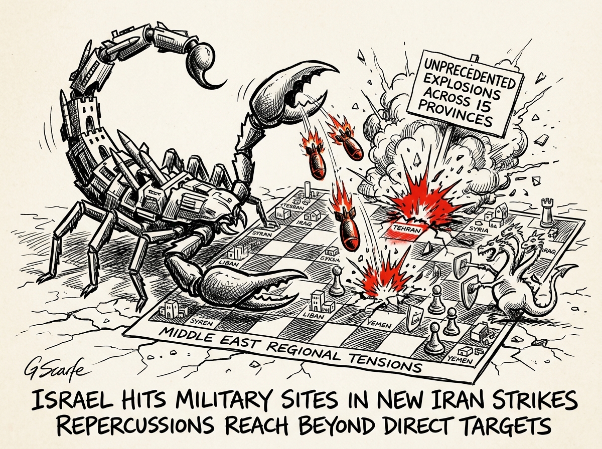 Israel hits military sites in new Iran strikes