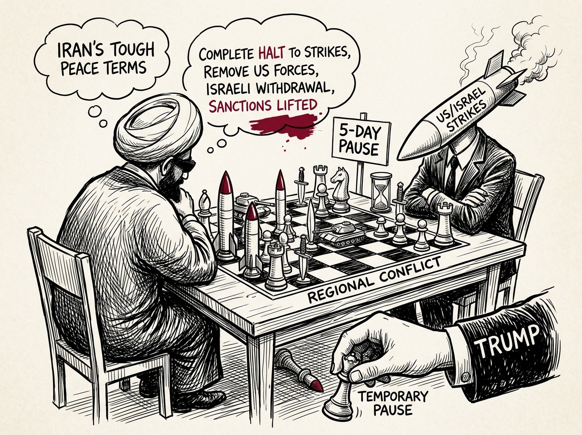 Iran’s Tough Peace Terms: What It Wants Before Ending the War