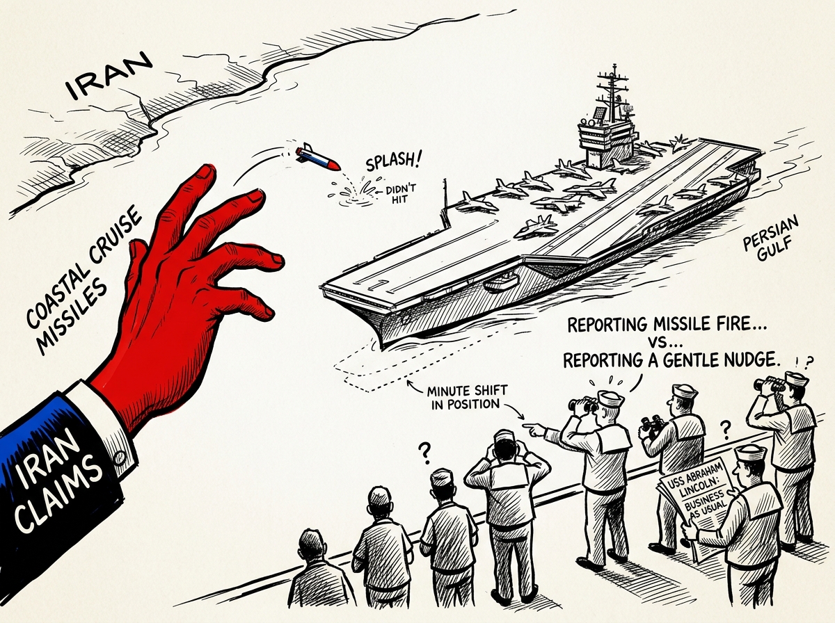 Iran Claims Cruise Missile Strike on USS Abraham Lincoln