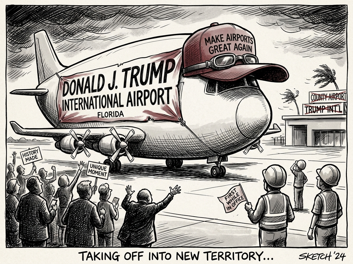 Florida airport named 'Donald J. Trump International Airport'
