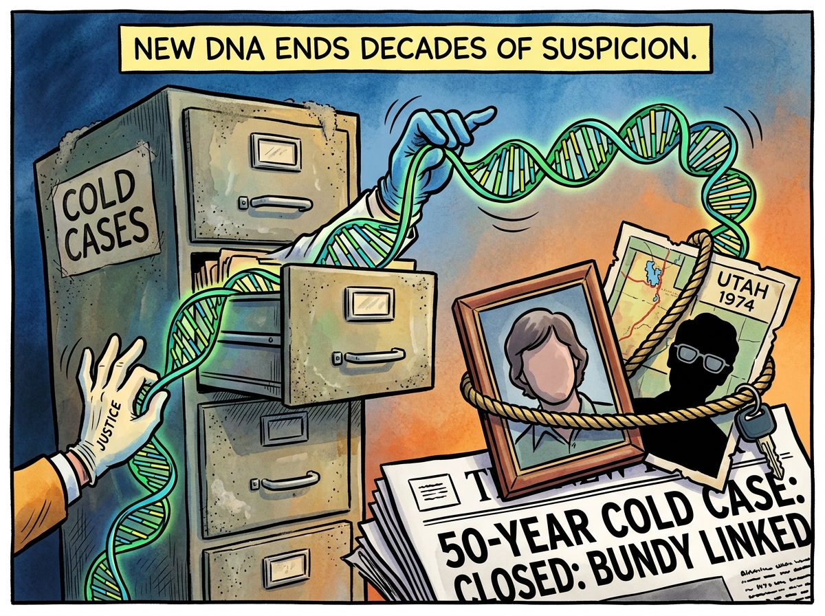 50-Year Cold Case Closed: Bundy Linked to Utah Murder