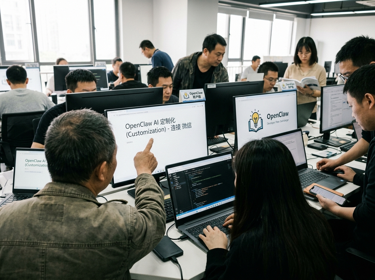 Chinese people rush to customise OpenClaw AI