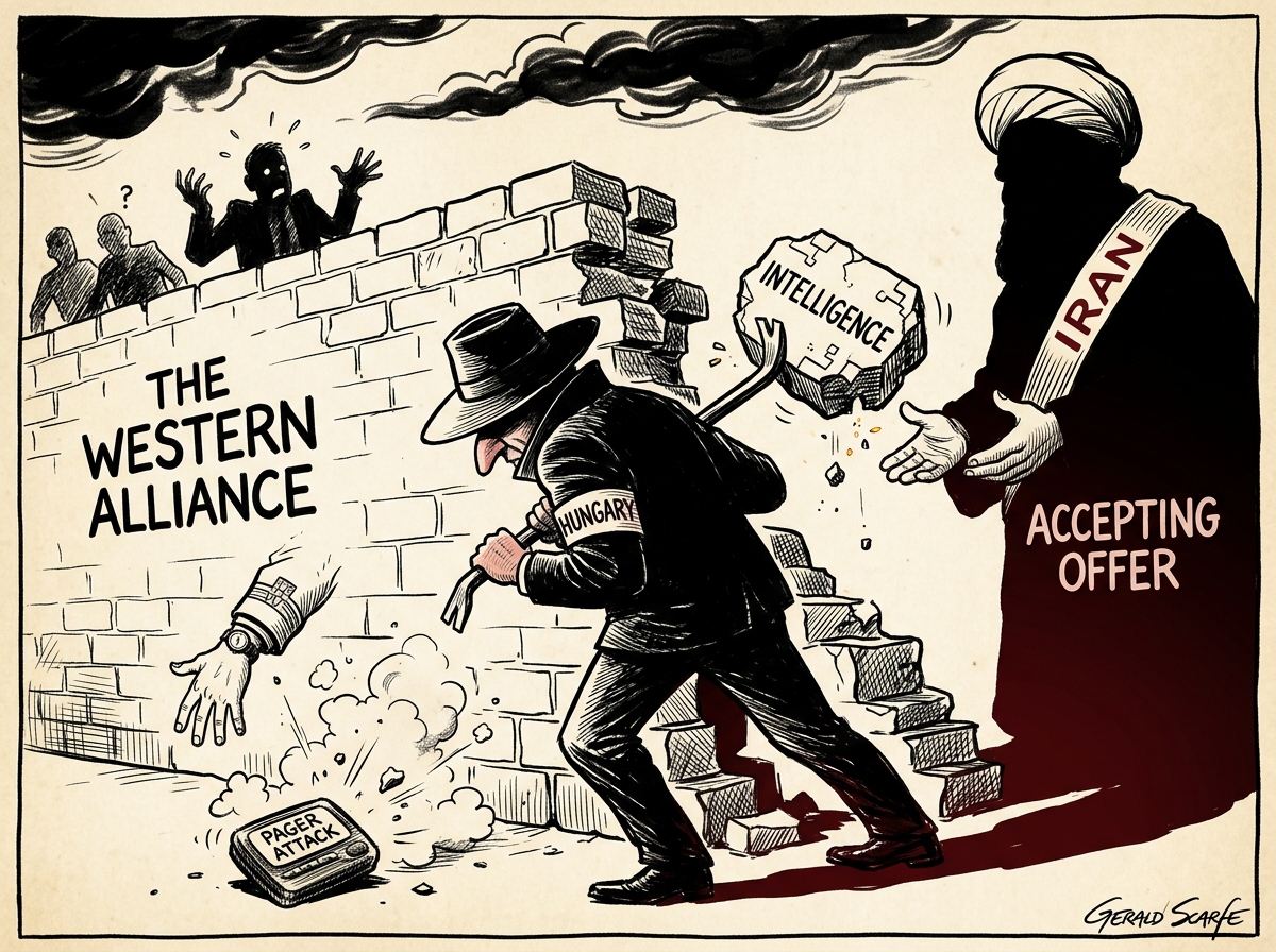 Hungary-Iran Ties Exposed by Pager Attack Intelligence Offer