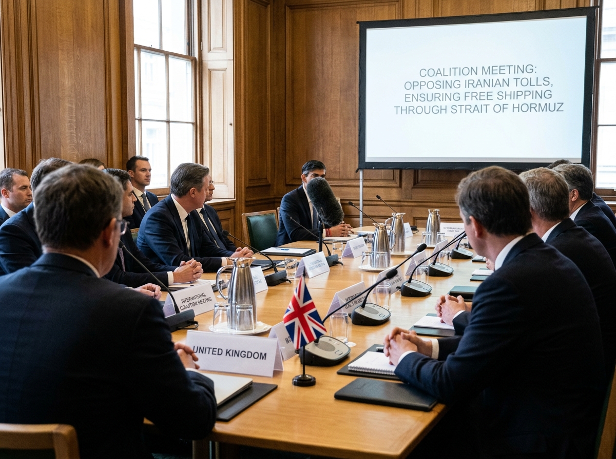 UK to host fresh coalition meeting opposing Iranian tolls on Hormuz shipping