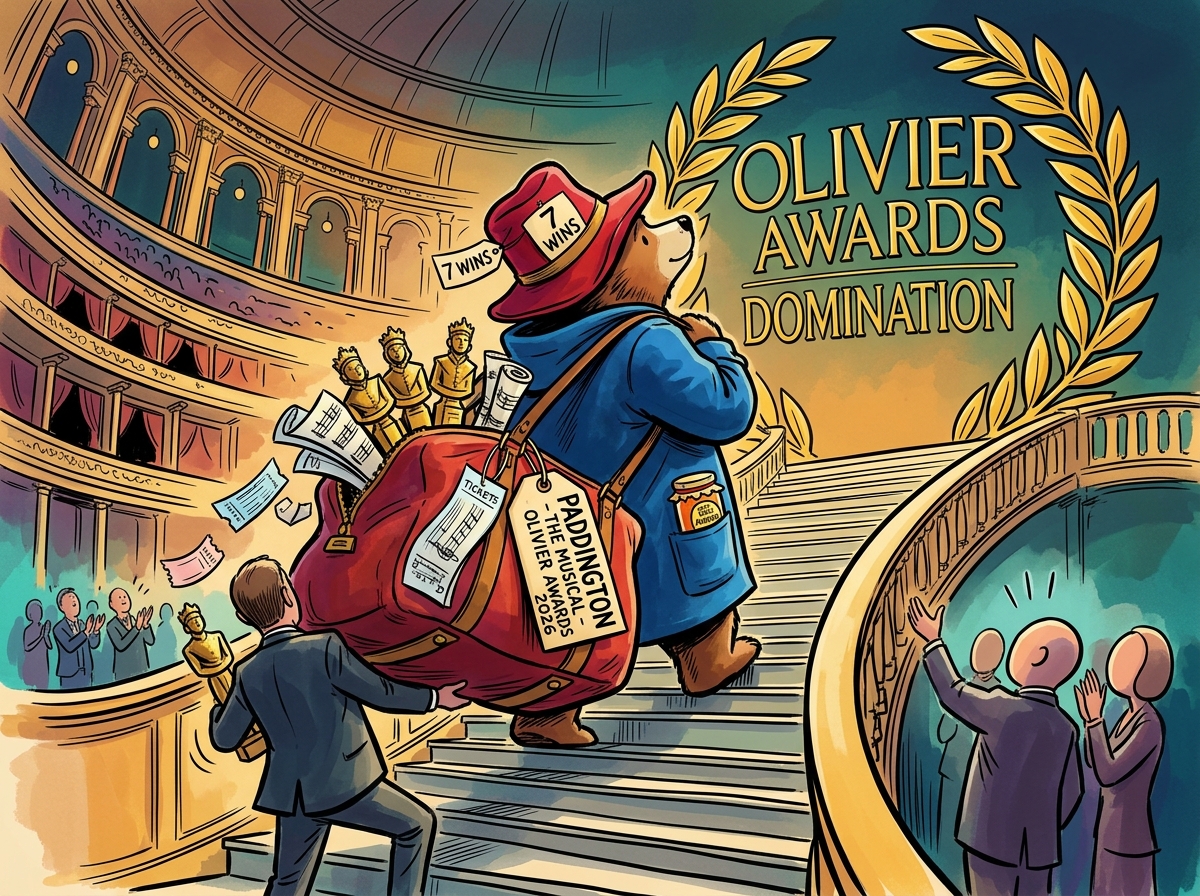 Paddington: The Musical wins big at Olivier Awards