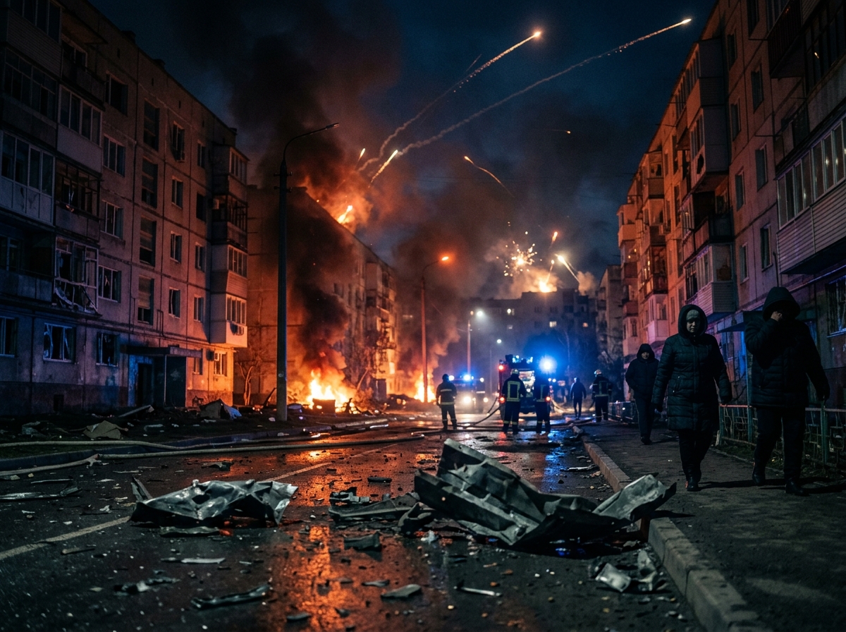 Russia fires 300 drones and missiles overnight