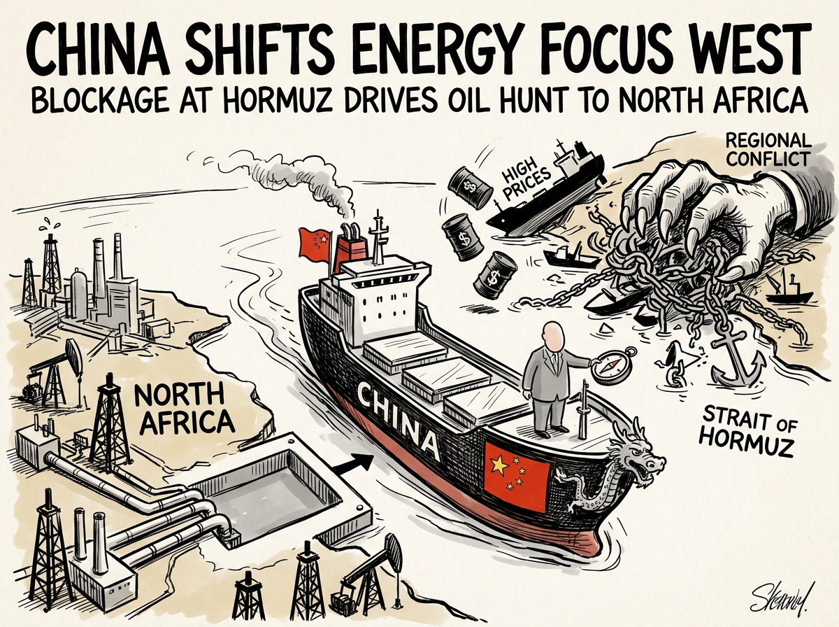 China turns to North Africa for oil