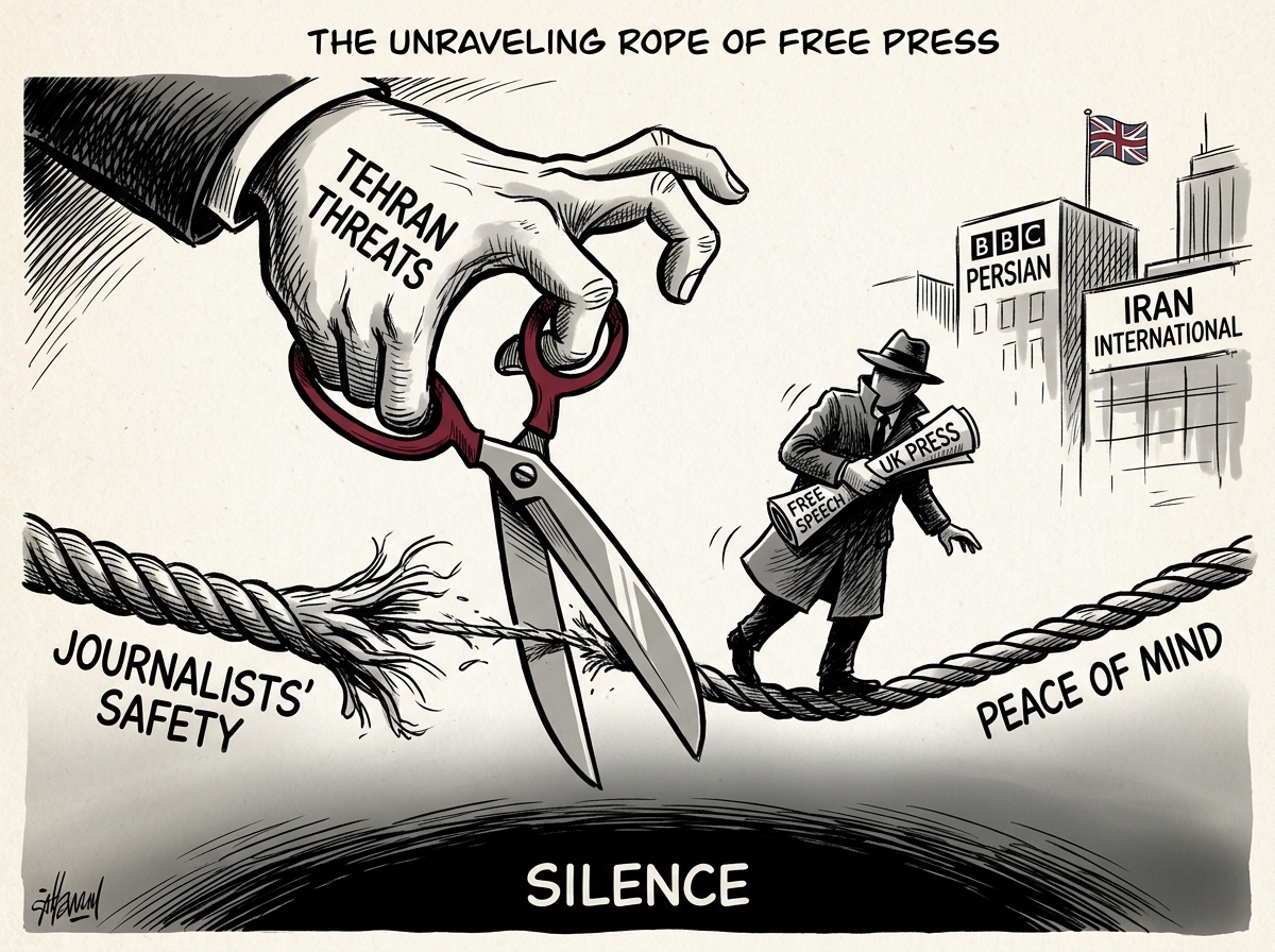 Iran-linked threats leave UK journalists in fear