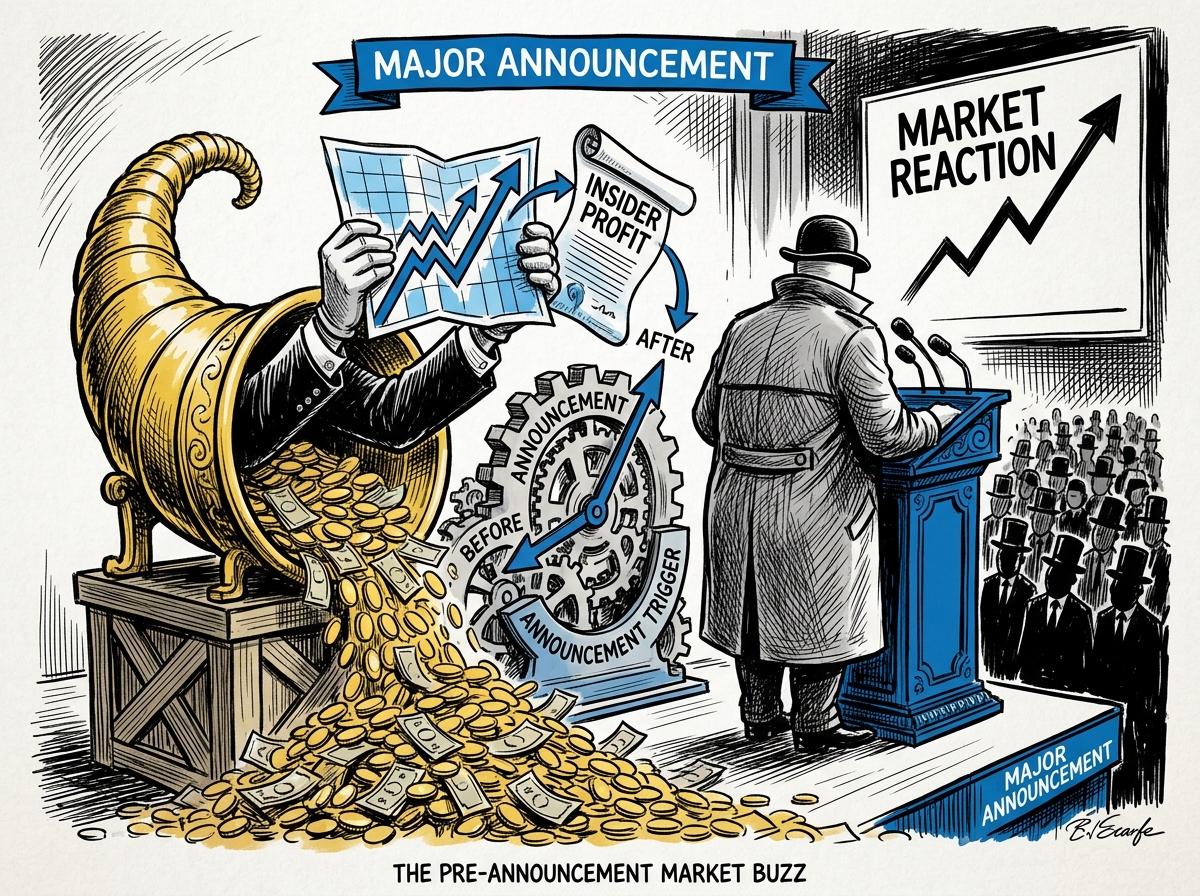 Traders made millions before Trump's announcements