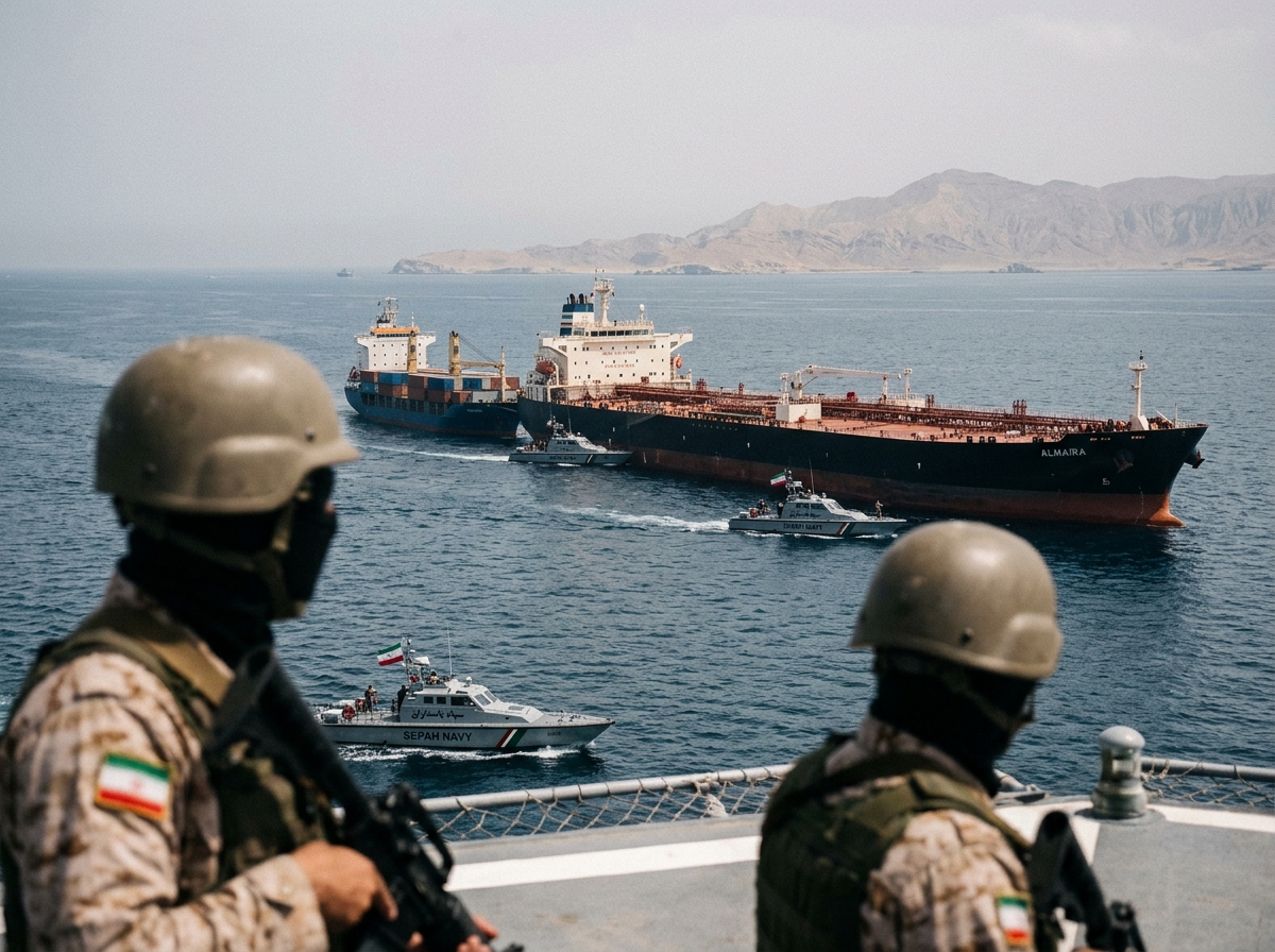 IRGC says two ships seized in Hormuz