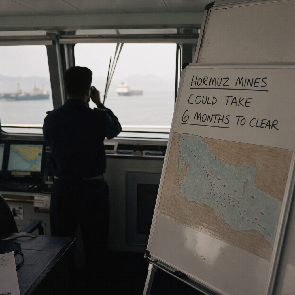 Hormuz mines could take six months to clear