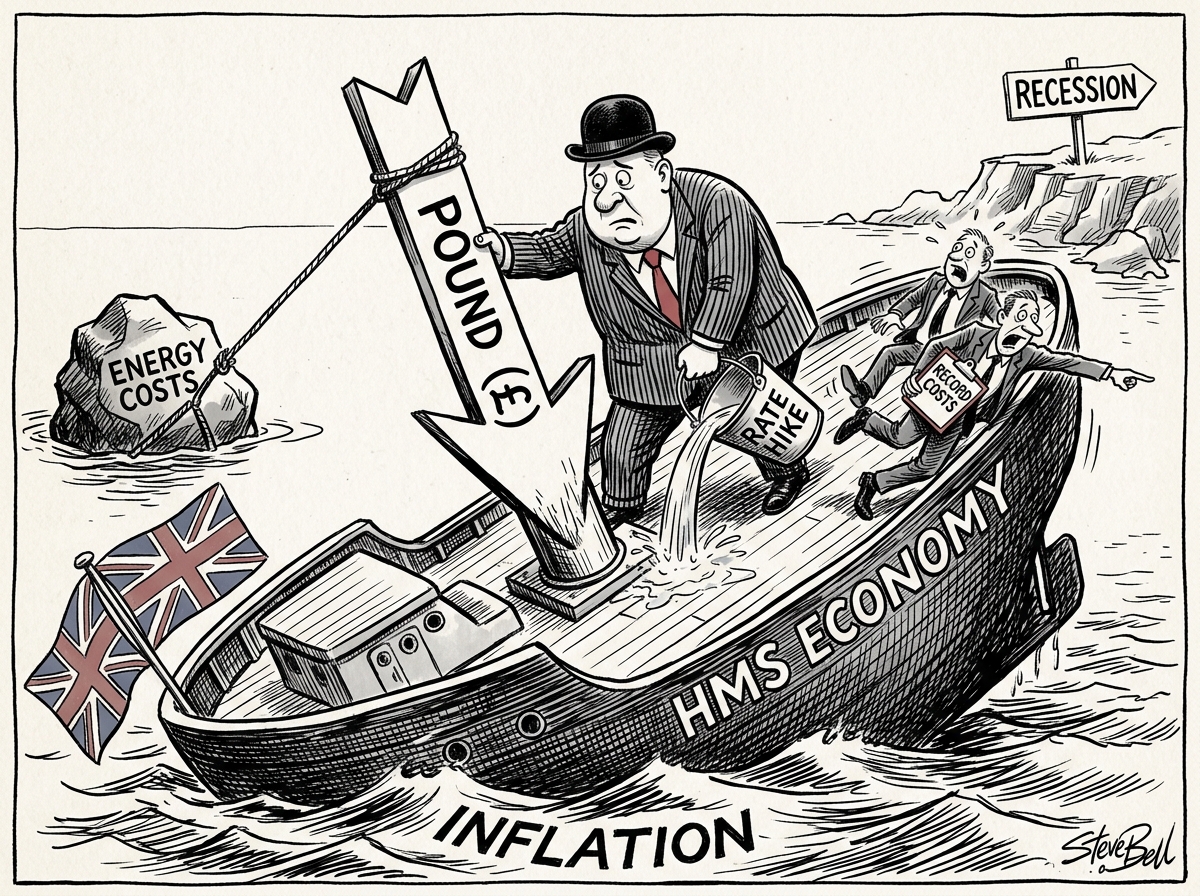 Pound Down, Costs Up and a Rate Hike Now More Likely Than Not