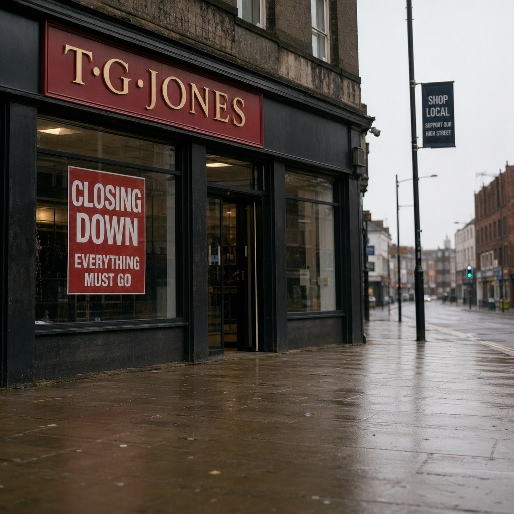 TG Jones may close 100 shops soon