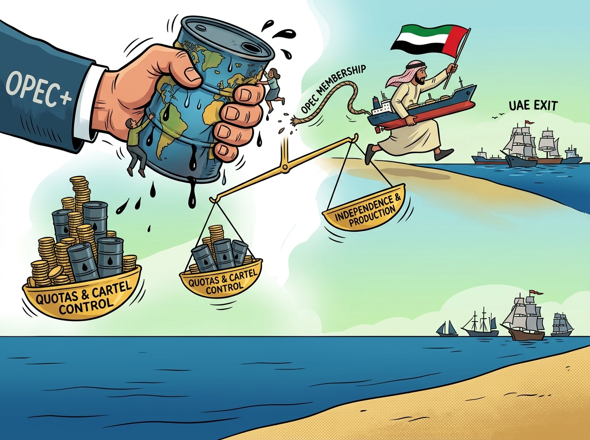 What are OPEC and OPEC+, and why has the UAE quit?