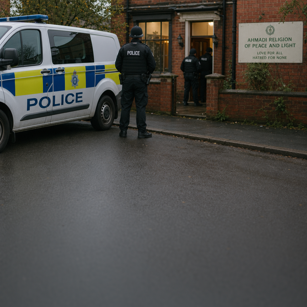 Police Raid Crewe's Ahmadi Religion of Peace and Light
