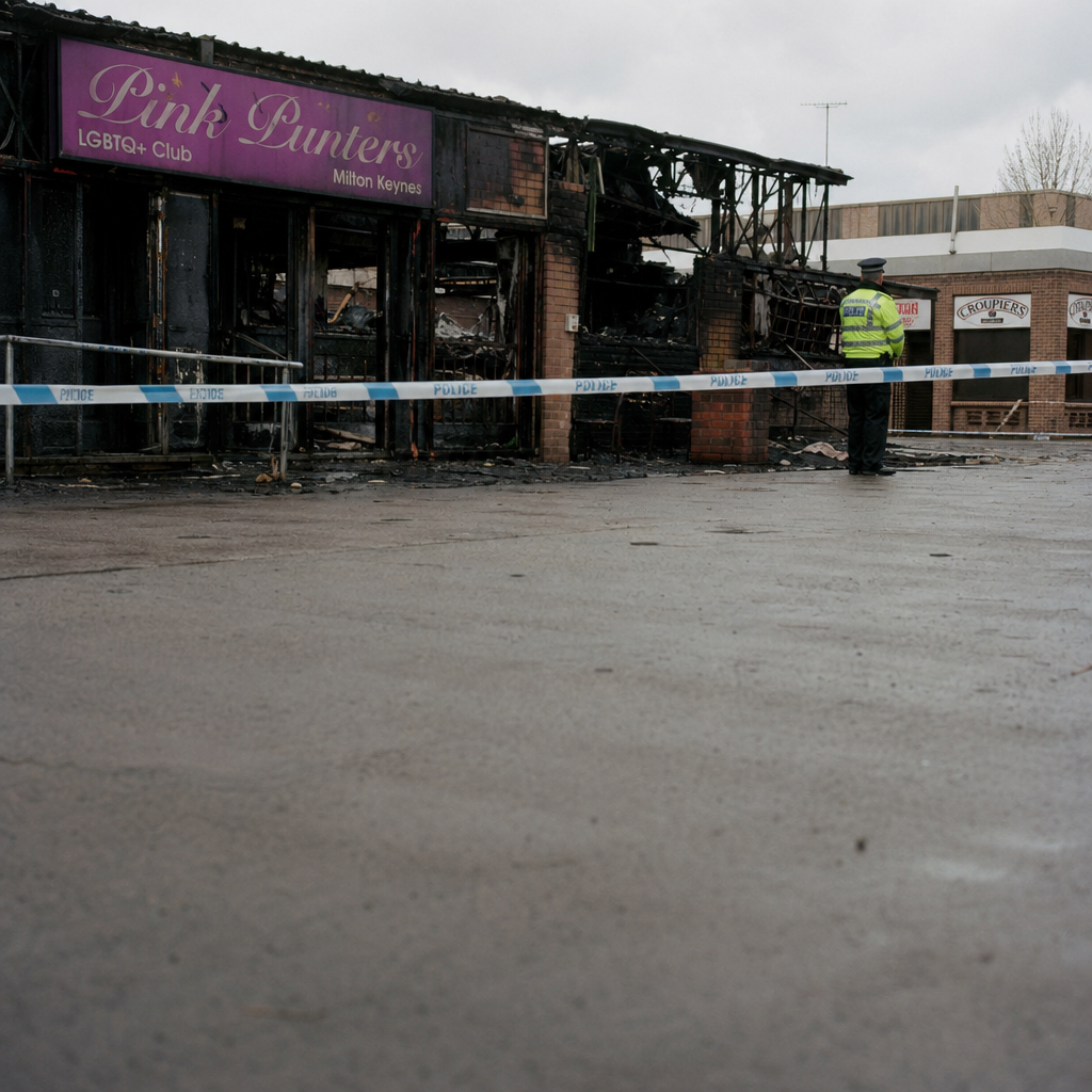 Milton Keynes LGBTQ+ Club Pink Punters Burned to Ground