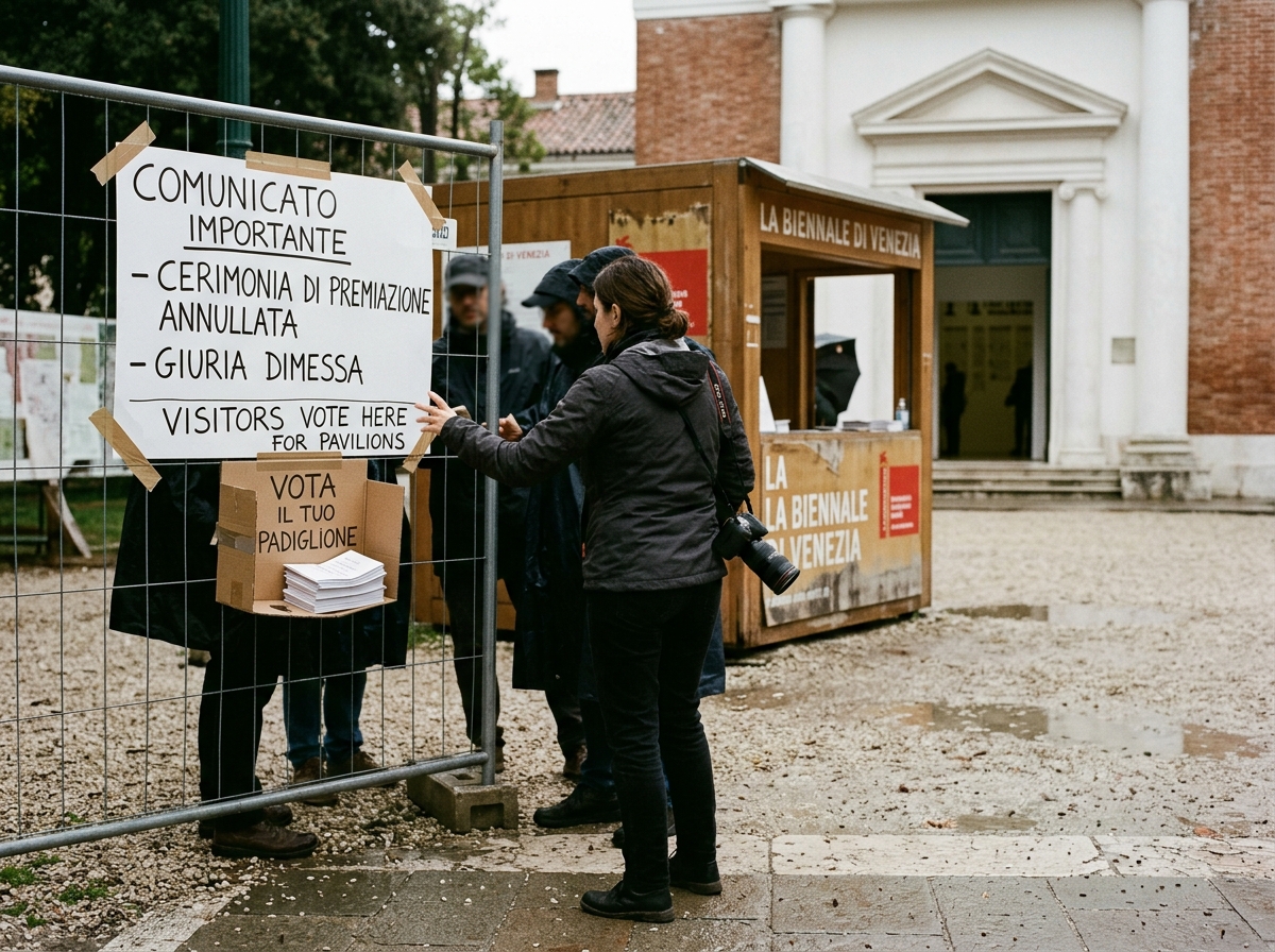 Venice Biennale prize ceremony cancelled after jury resigns