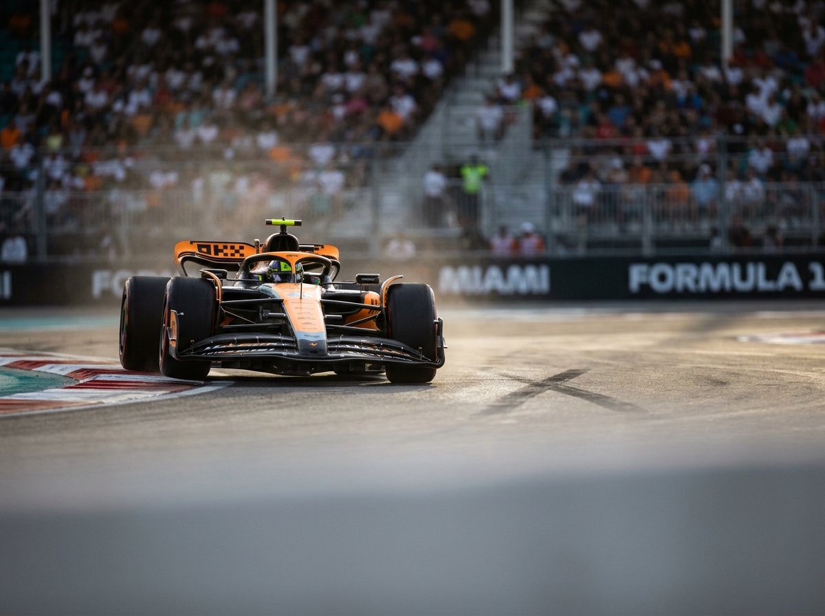Norris breaks Mercedes' season sprint pole streak in Miami