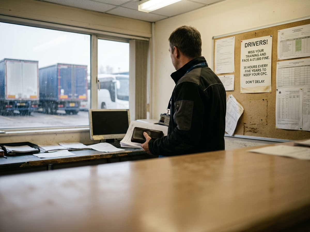Drivers face £1,000 fine for missed training