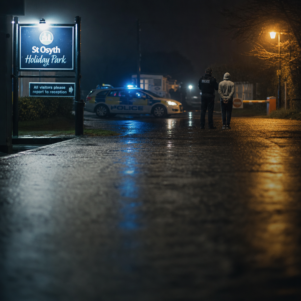 Two stabbed at Essex holiday park, teen arrested