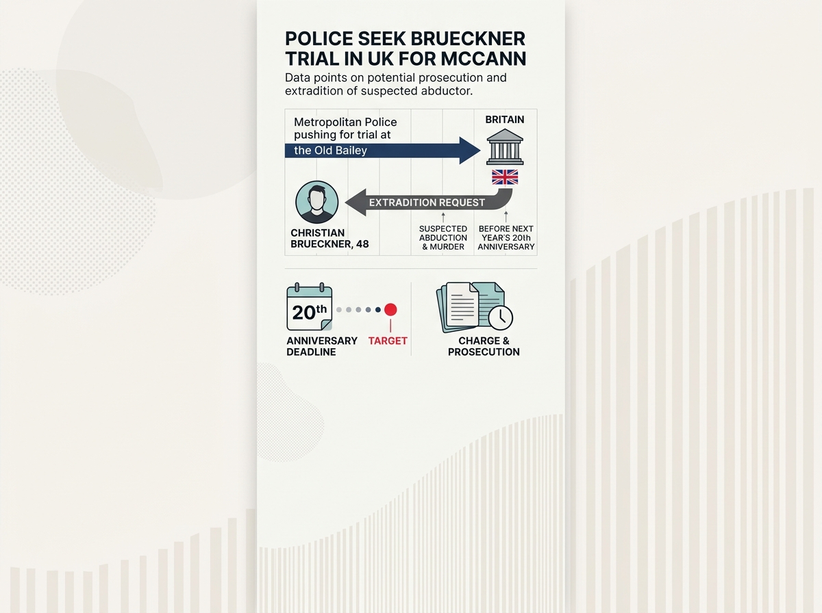 Police want Brueckner tried in UK for McCann