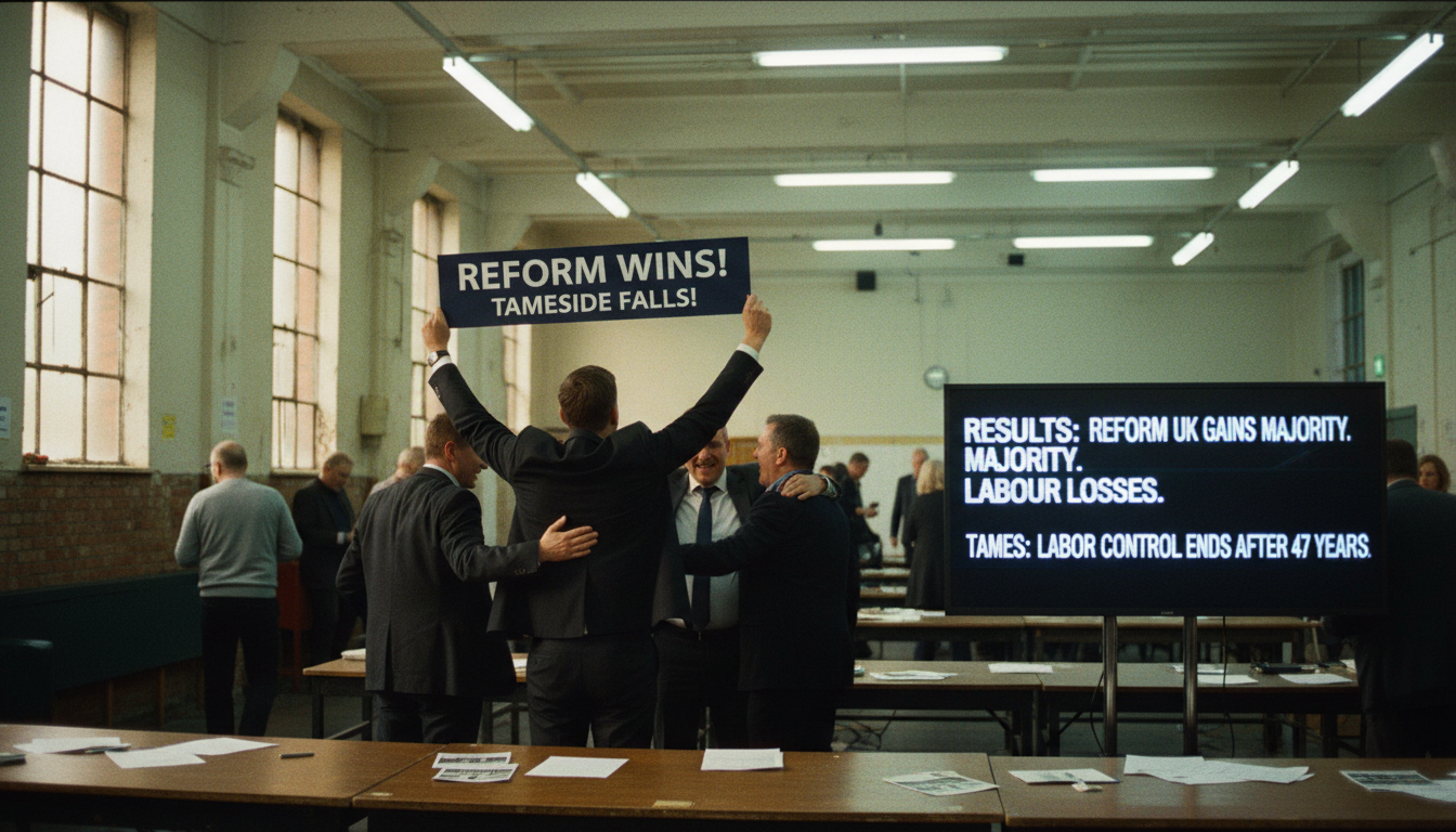 Reform Ends Labour's 47-Year Hold on Tameside Council